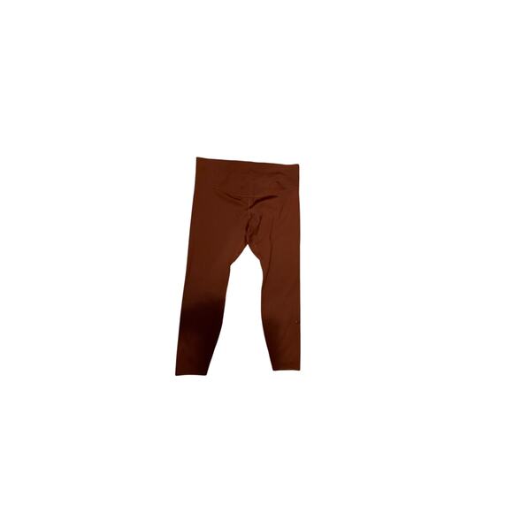 Nike Leggings Women 1X Brown Maroon NWT - Picture 1 of 4